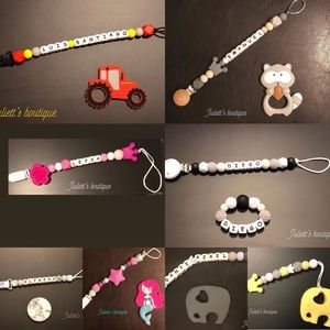 Personalize pacifier clips and more!